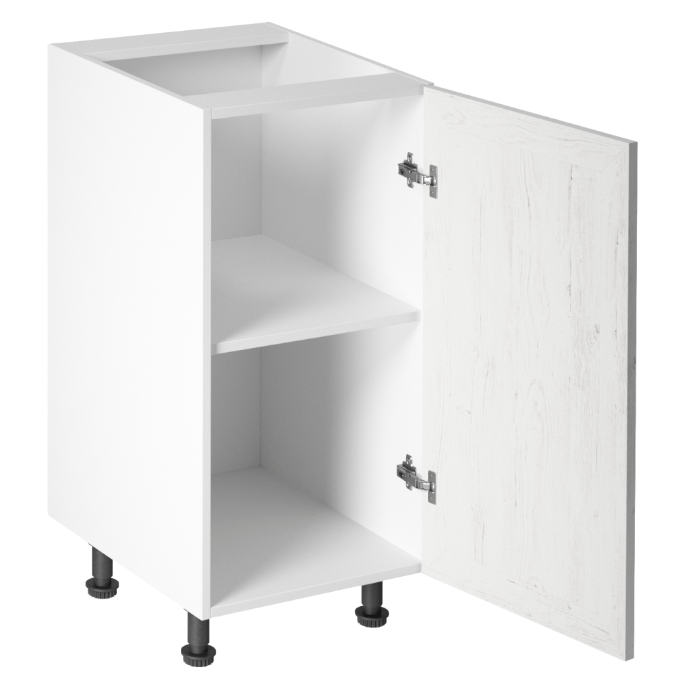 Dulapior inferior D40, dreapta, alb/pin Andersen, PROVENCE — imaginea 5