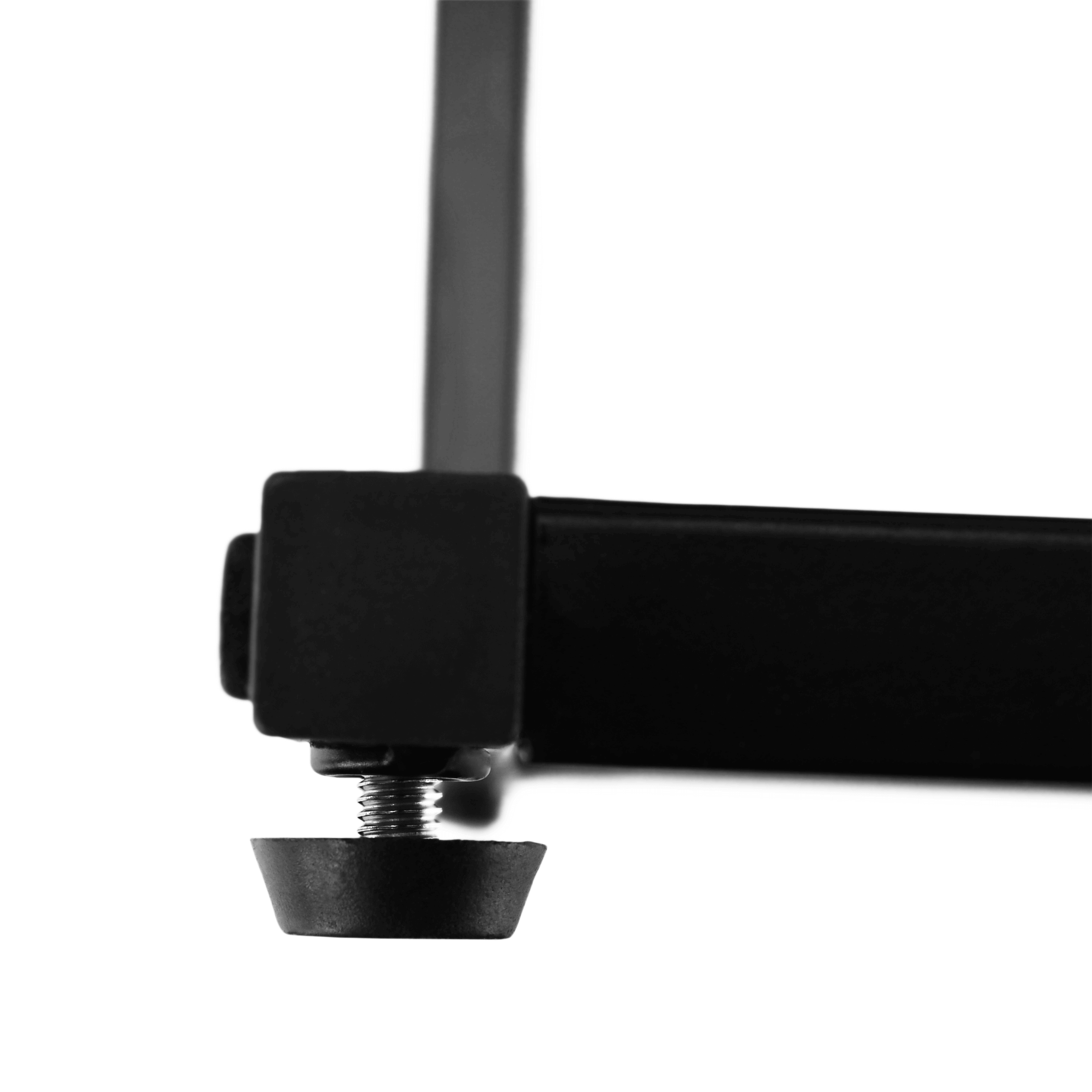 Masuta portabila, stejar/negru, KALA — imaginea 5