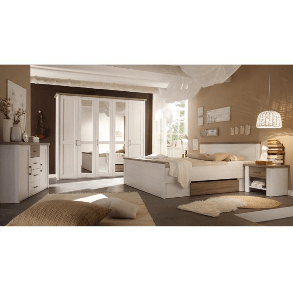 Scrin, pin alb/stejar sonoma trufa, LUMERA — imaginea 2
