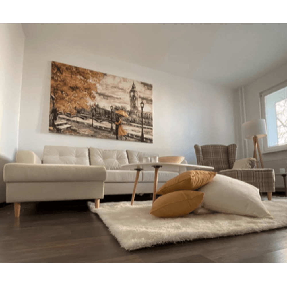 Fotoliu, material maro carouri, CHARLOT — imaginea 12