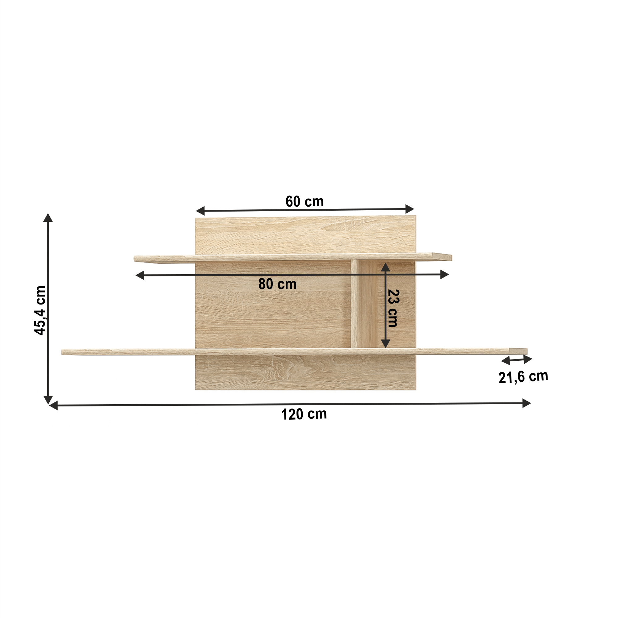Raft suspendat, stejar sonoma, TEYO — imaginea 4
