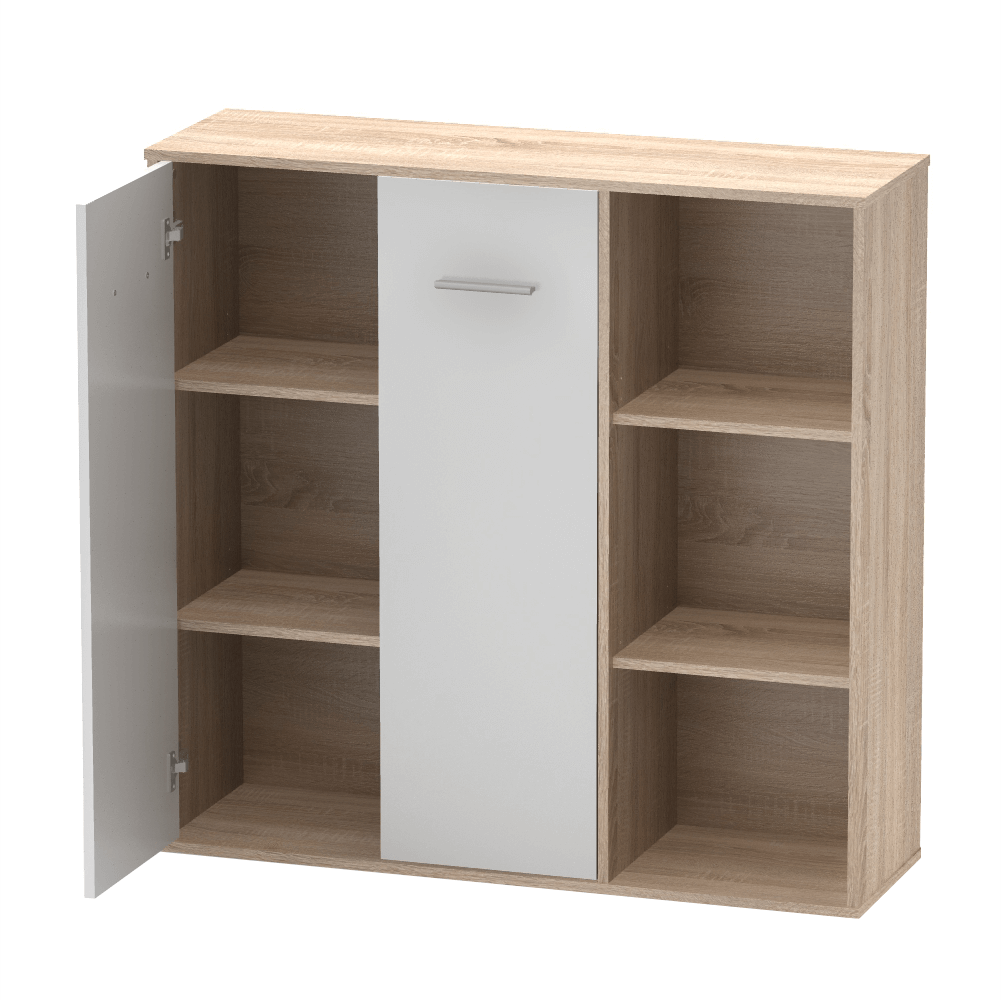 Dulap, stejar sonoma/alb, MAURUS NEW MA32 — imaginea 4