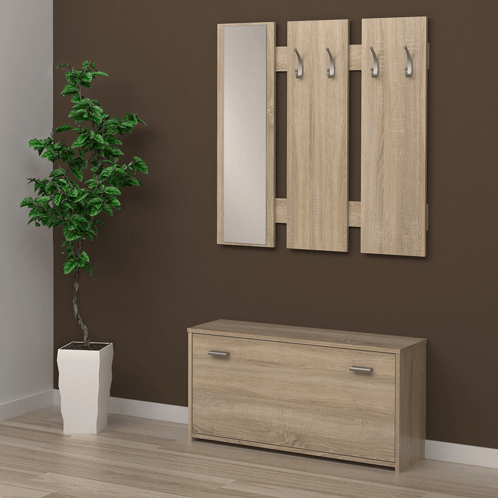 Mobilier pentru hol, stejar sonoma, lada 03 NEW — imaginea 2