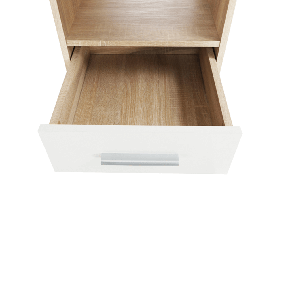 Masa PC de colt, stejar sonoma/alba, MAURUS NEW MA11 — imaginea 10