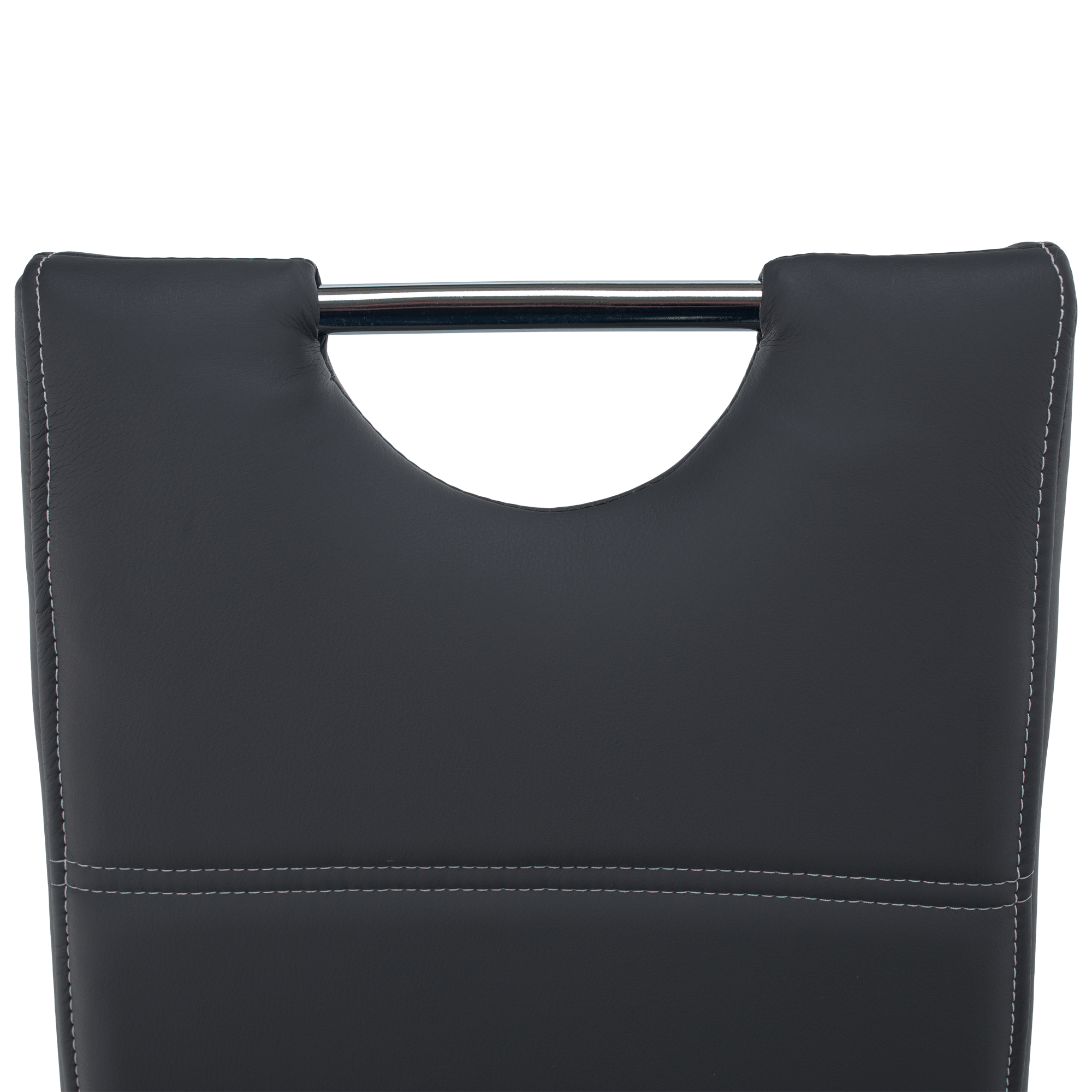 Scaun dining, gri inchis / cusatura deschisa, ABIRA NEW — imaginea 4