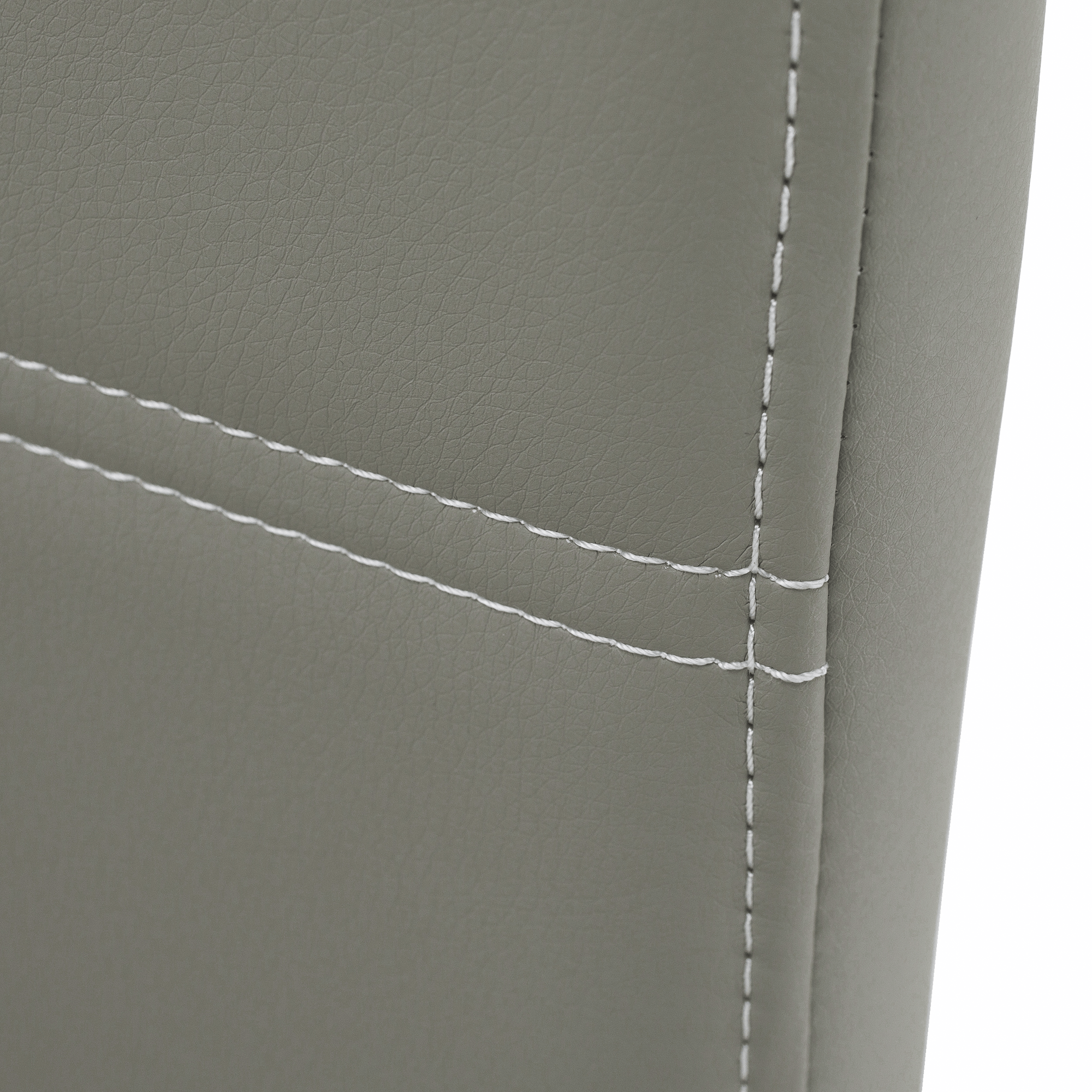 Scaun de bucatarie, gri deschis/cusatura deschisa, ABIRA NEW — imaginea 4