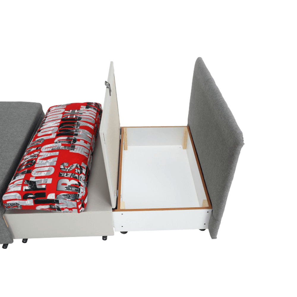 Fotoliu extensibil, gri/model, KENY NEW — imaginea 11
