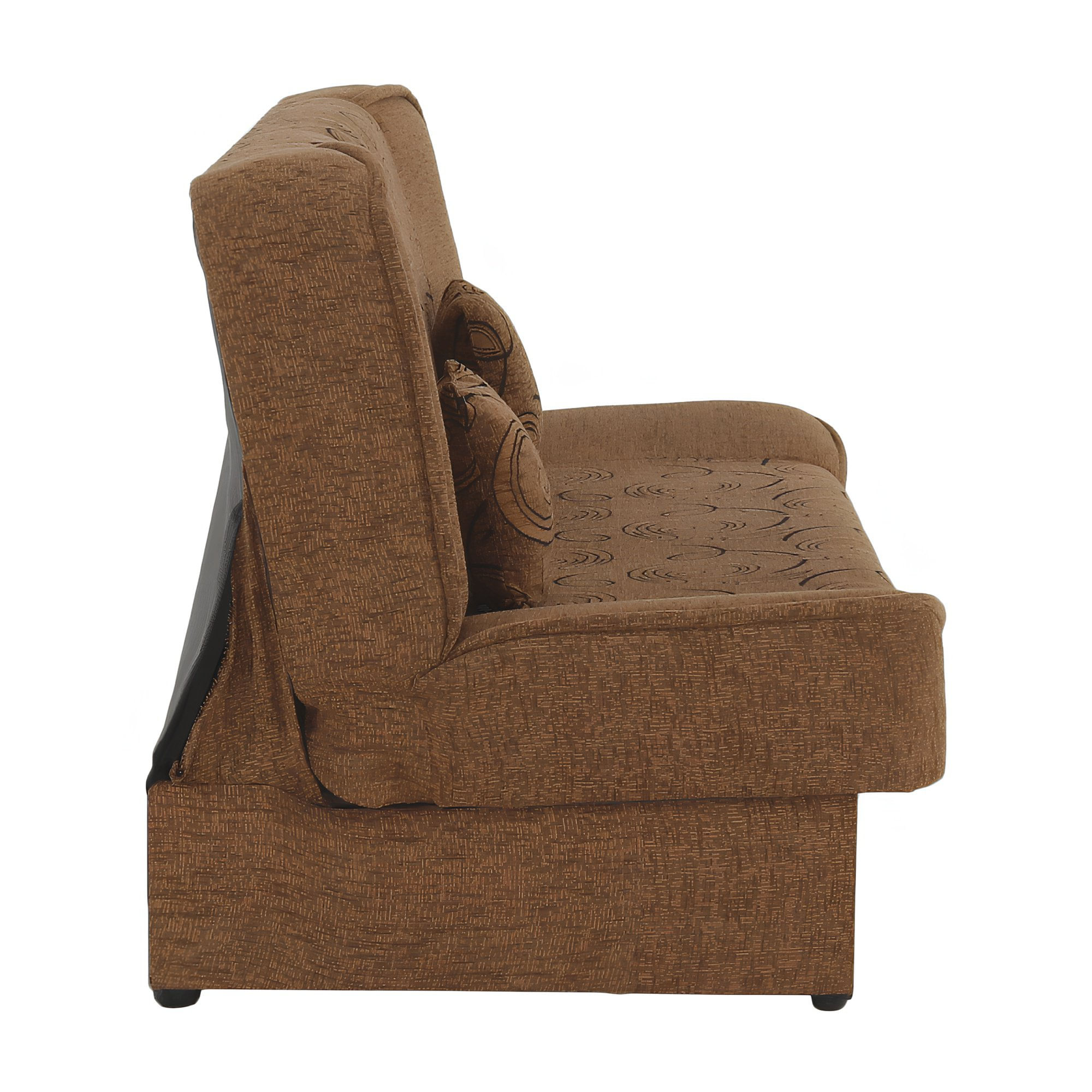 Canapea extensibila, material textil caramiziu/model, ASIA NEW — imaginea 6