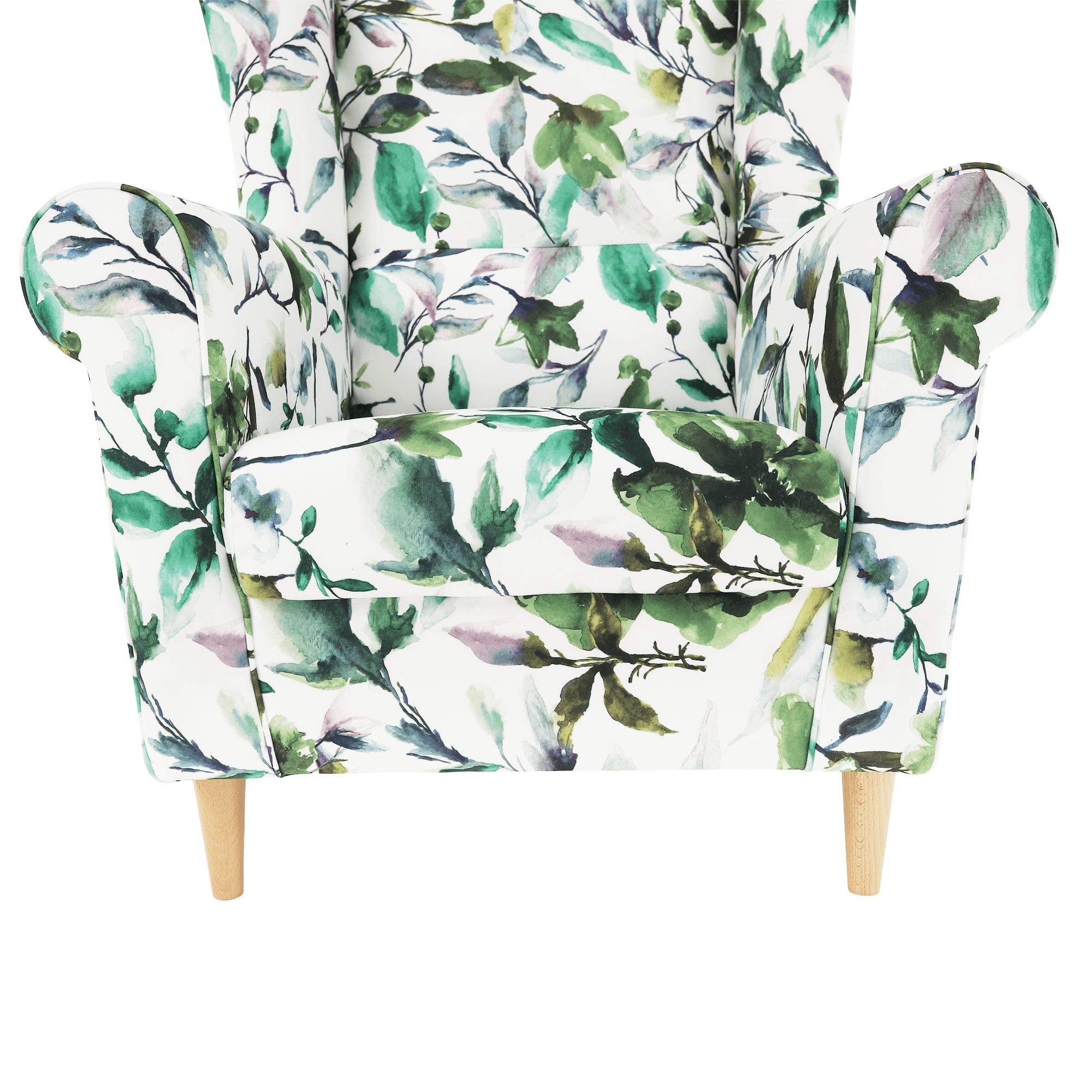 Fotoliu, material textil model frunze verzi, CHARLOT — imaginea 8