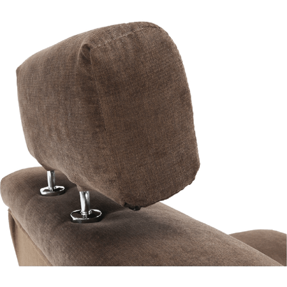 Fotoliu, material textil maro, SANTIAGO — imaginea 3