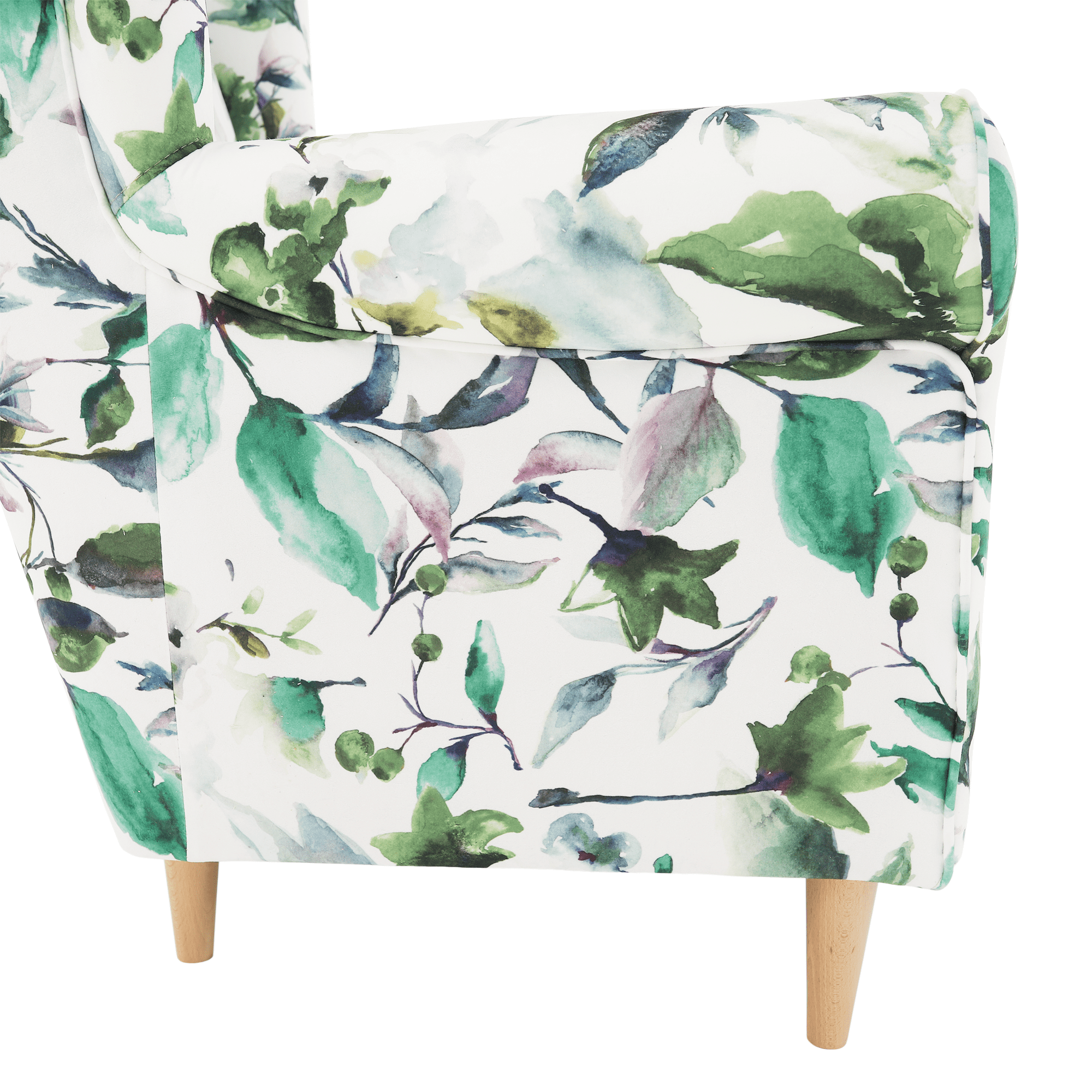 Fotoliu, material textil model frunze verzi, CHARLOT — imaginea 11