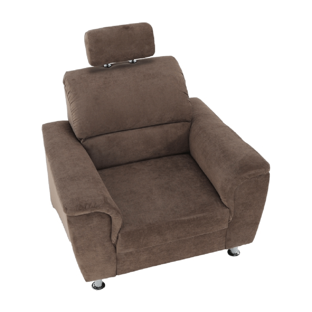 Fotoliu, material textil maro, SANTIAGO — imaginea 10