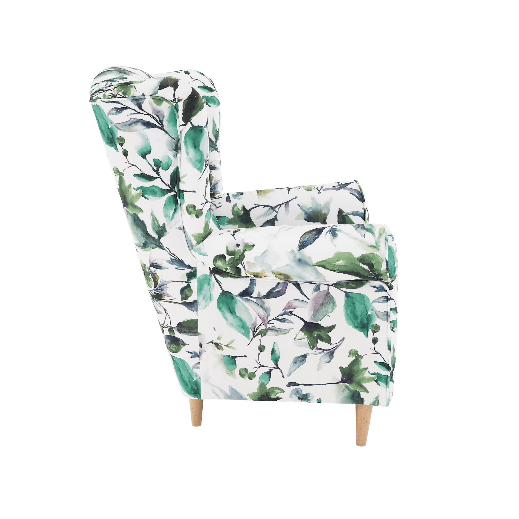 Fotoliu, material textil model frunze verzi, CHARLOT — imaginea 16