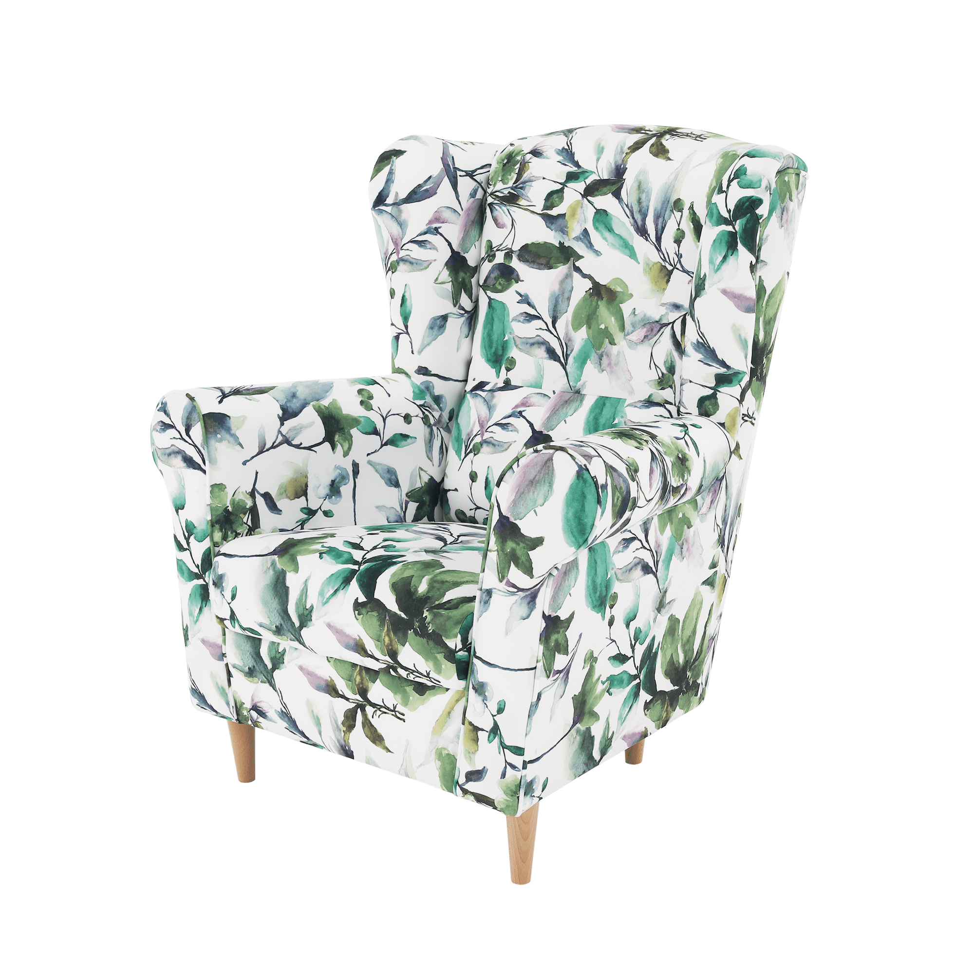 Fotoliu, material textil model frunze verzi, CHARLOT — imaginea 18