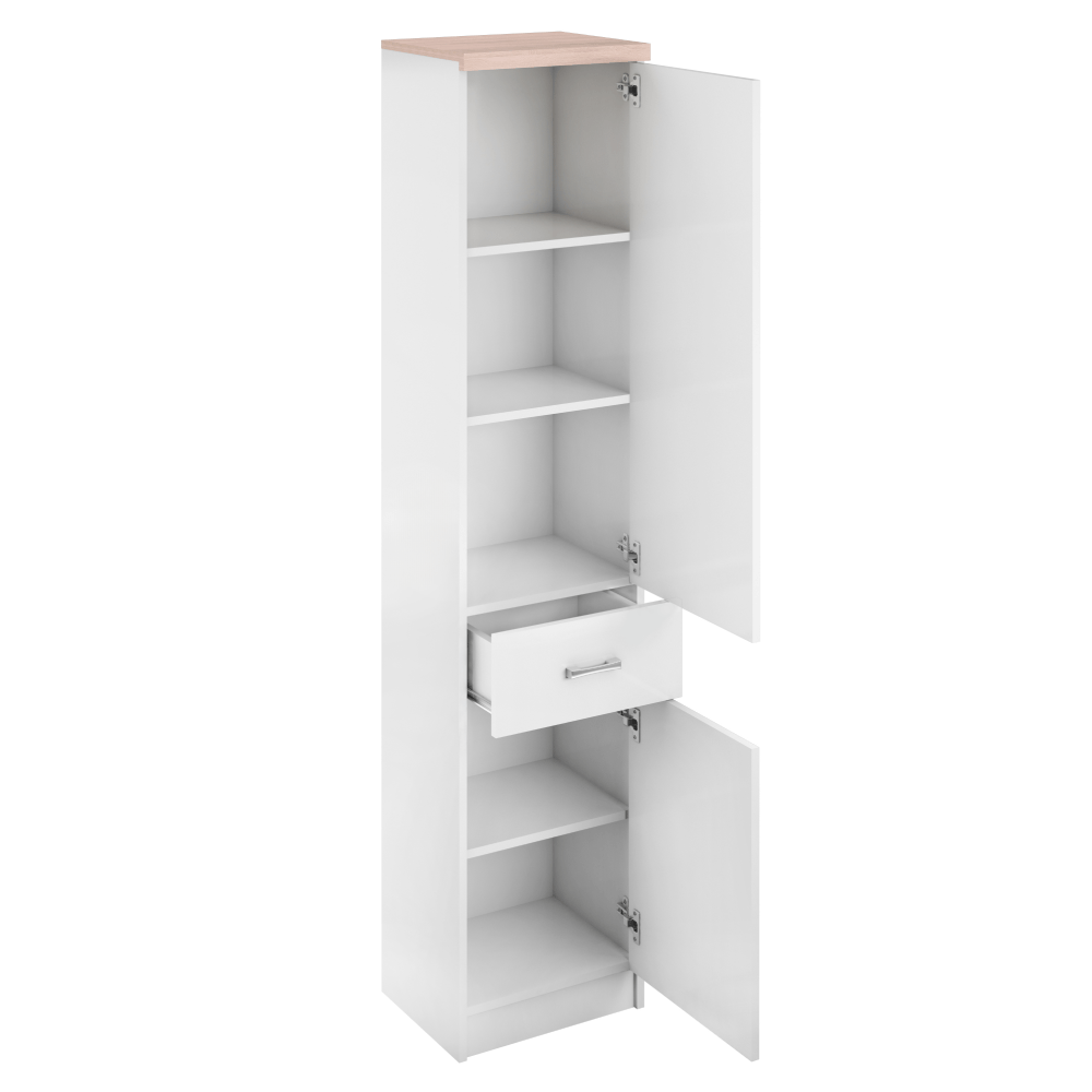 Raft 2D1S, alb/stejar sonoma, universal, TOPTY TYP 05 — imaginea 3