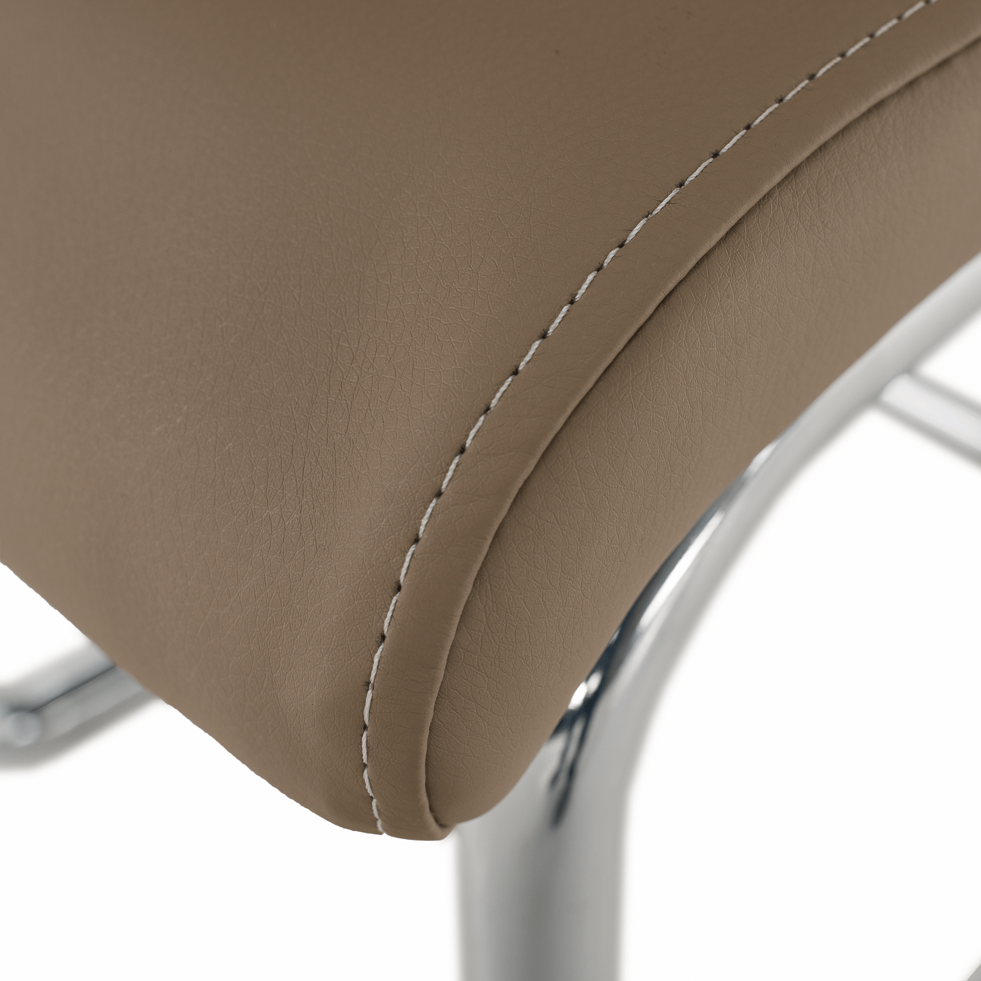 Scaun de bucatarie, cappuccino/cusatura deschisa, ABIRA NEW — imaginea 6