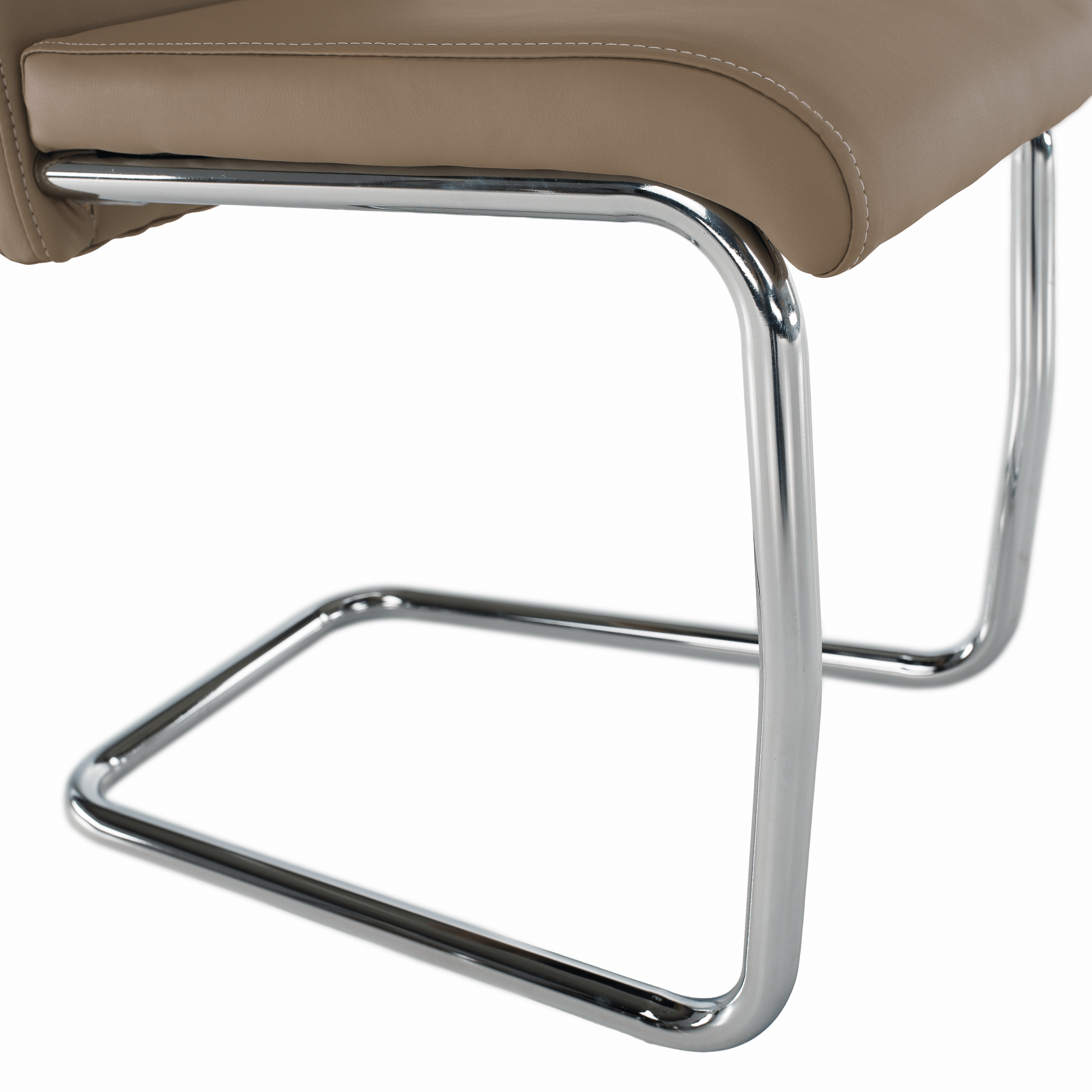Scaun de bucatarie, cappuccino/cusatura deschisa, ABIRA NEW — imaginea 8