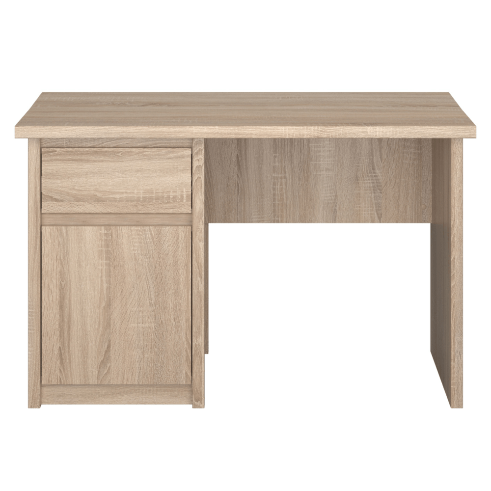 Masa PC TYP 12, PAL melaminat, stejar sonoma, NORTY — imaginea 3