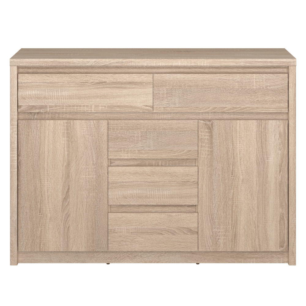 Comoda TYP 10, PAL melaminat, stejar sonoma, NORTY — imaginea 6