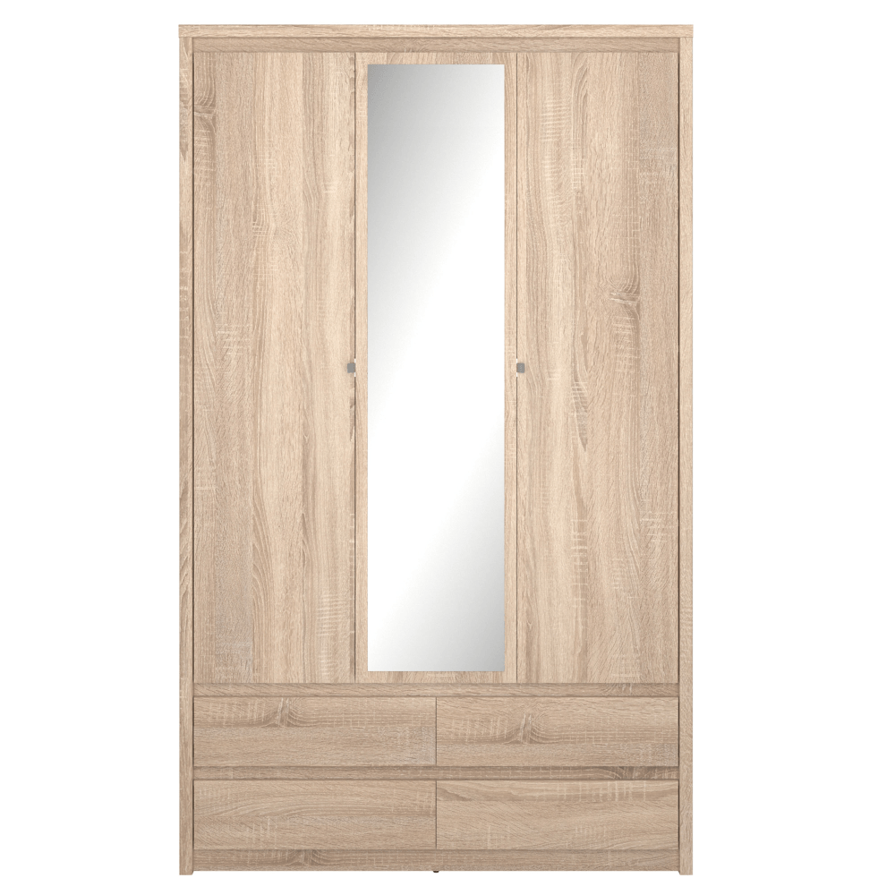 Dulap cu oglinda 3D4S, stejar sonoma, NORTY TYP 1 — imaginea 5