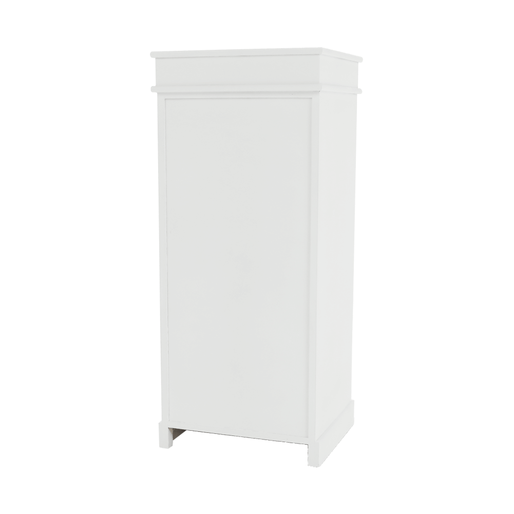 Comoda cu 4 sertare (cosuri), alb, BLANCO — imaginea 6