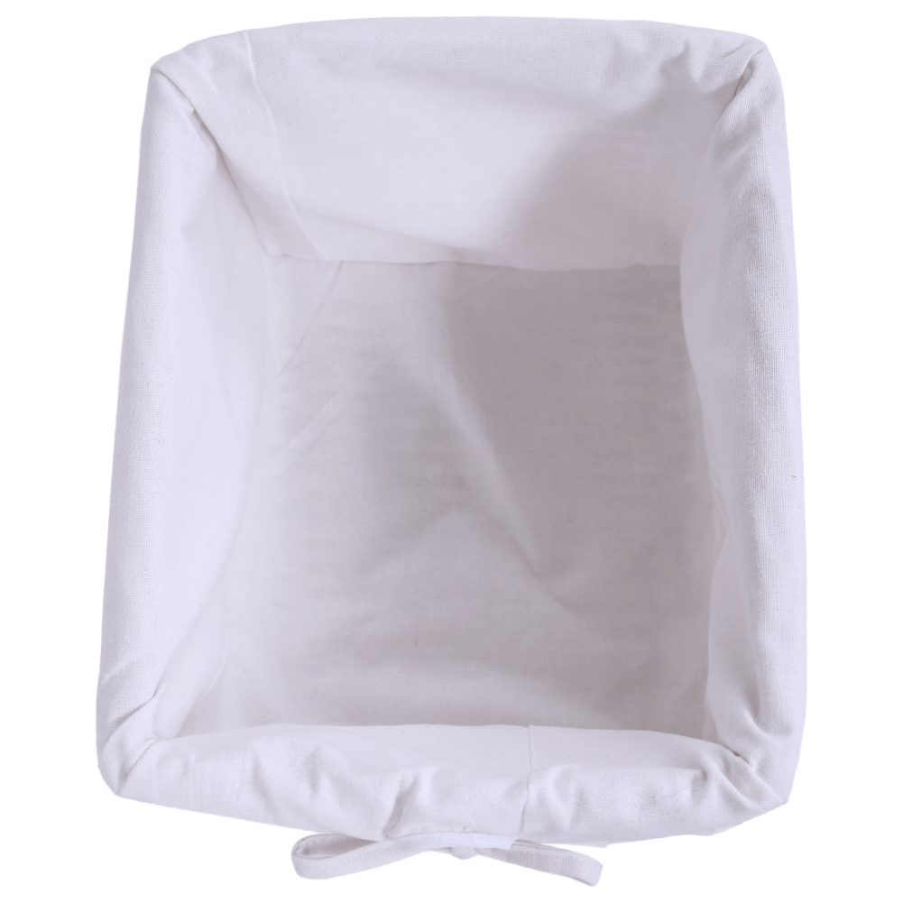 Comoda, lemn/rachita/material textil, alb, RAFAELLO 3 — imaginea 5