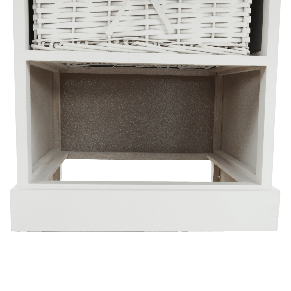 Comoda cu 4 sertare (cosuri), alb, BLANCO — imaginea 15