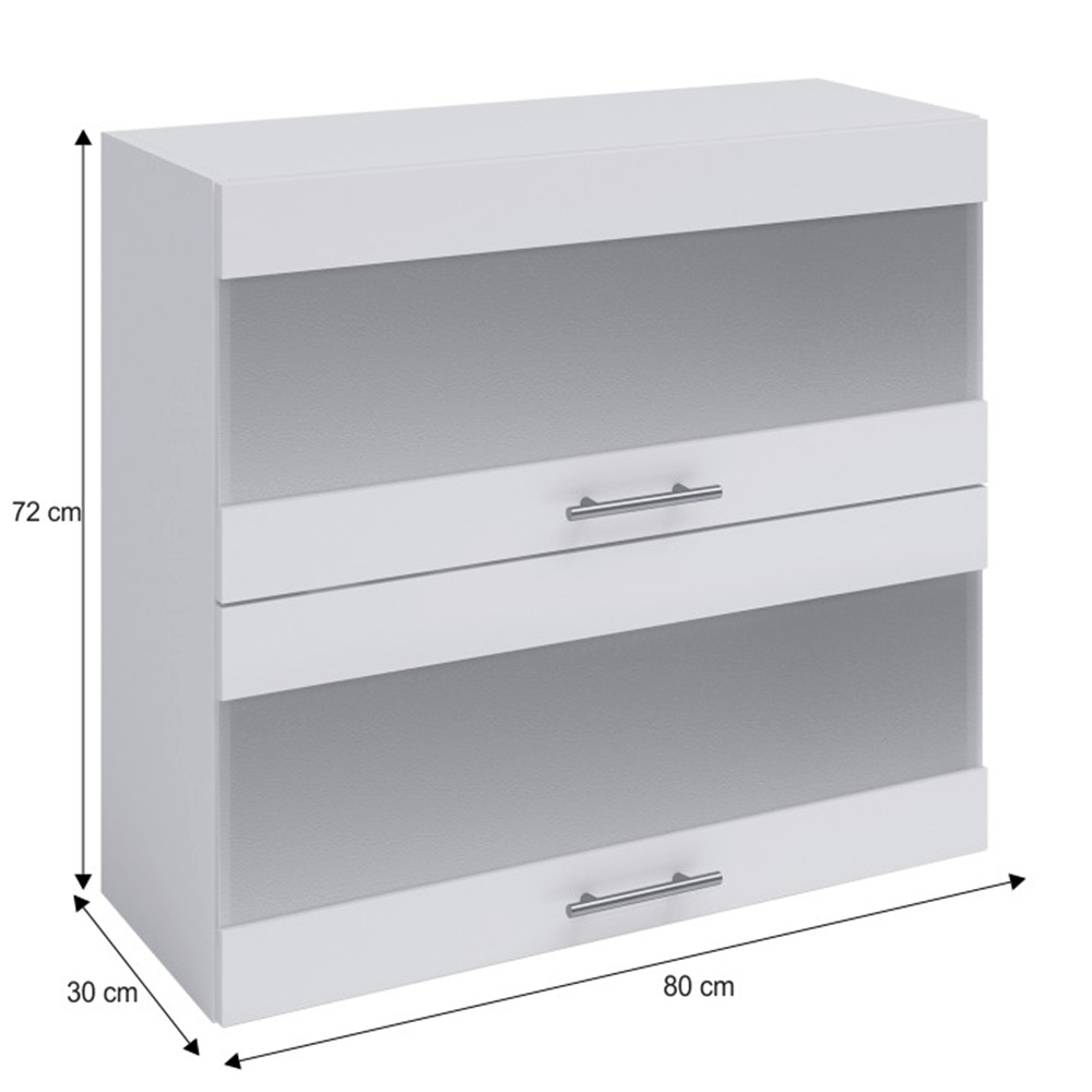 Dulap superior, alb, FABIANA W - 80K2S — imaginea 3