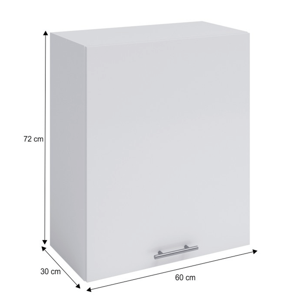 Dulap superior, alb, dreapta, FABIANA W - 30 — imaginea 3