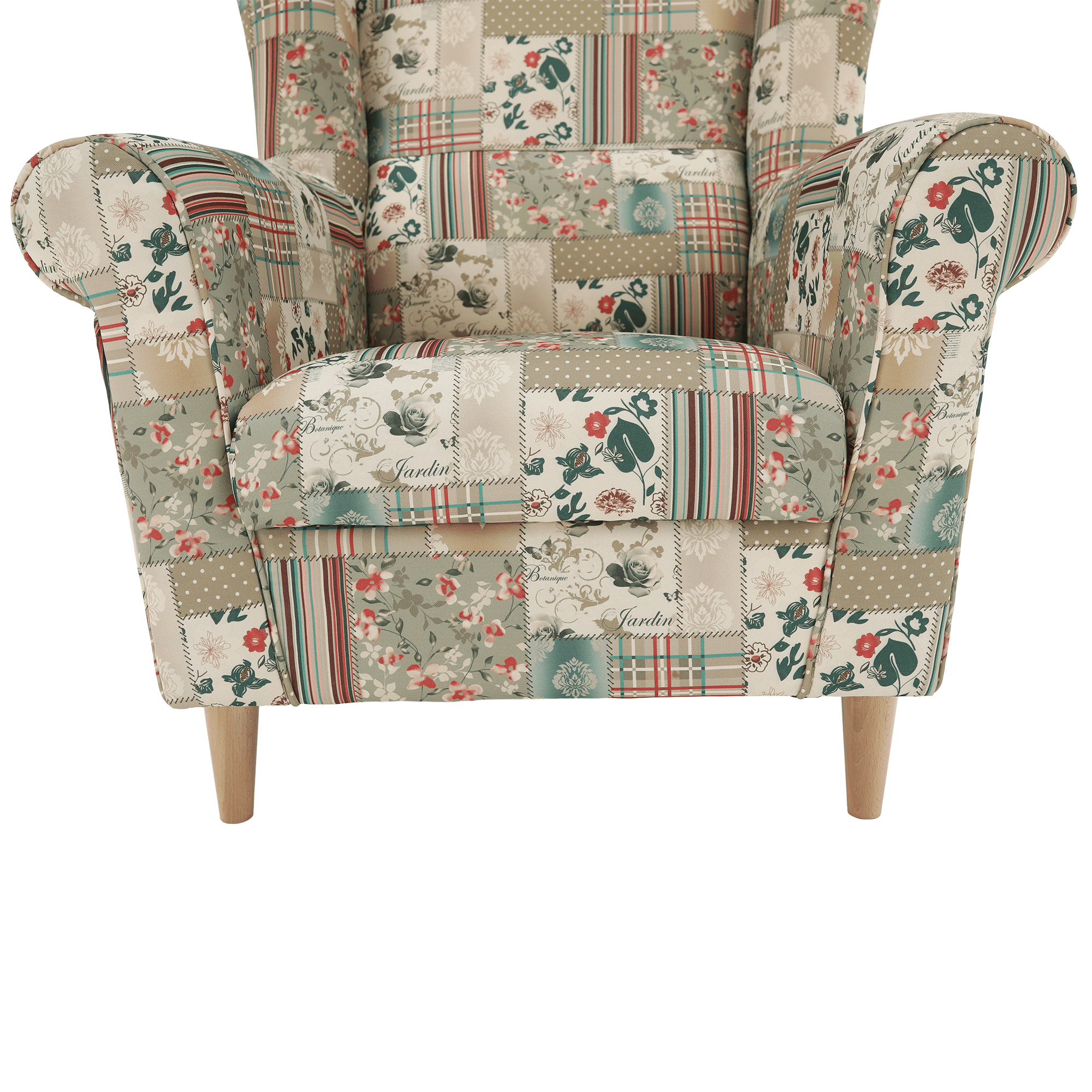 Fotoliu, material textil in stilul patchwork viorica 1, CHARLOT — imaginea 5