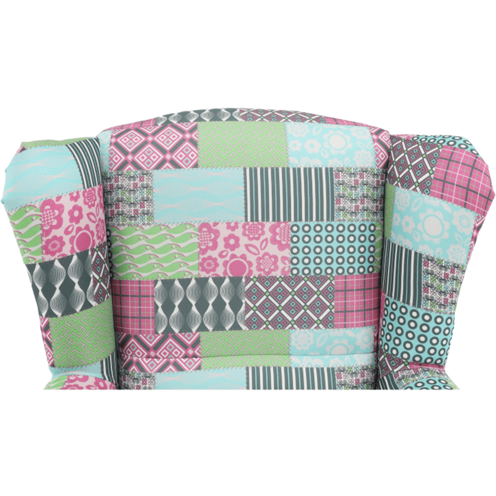 Fotoliu, material textil in stilul patchwork, CHARLOT — imaginea 9