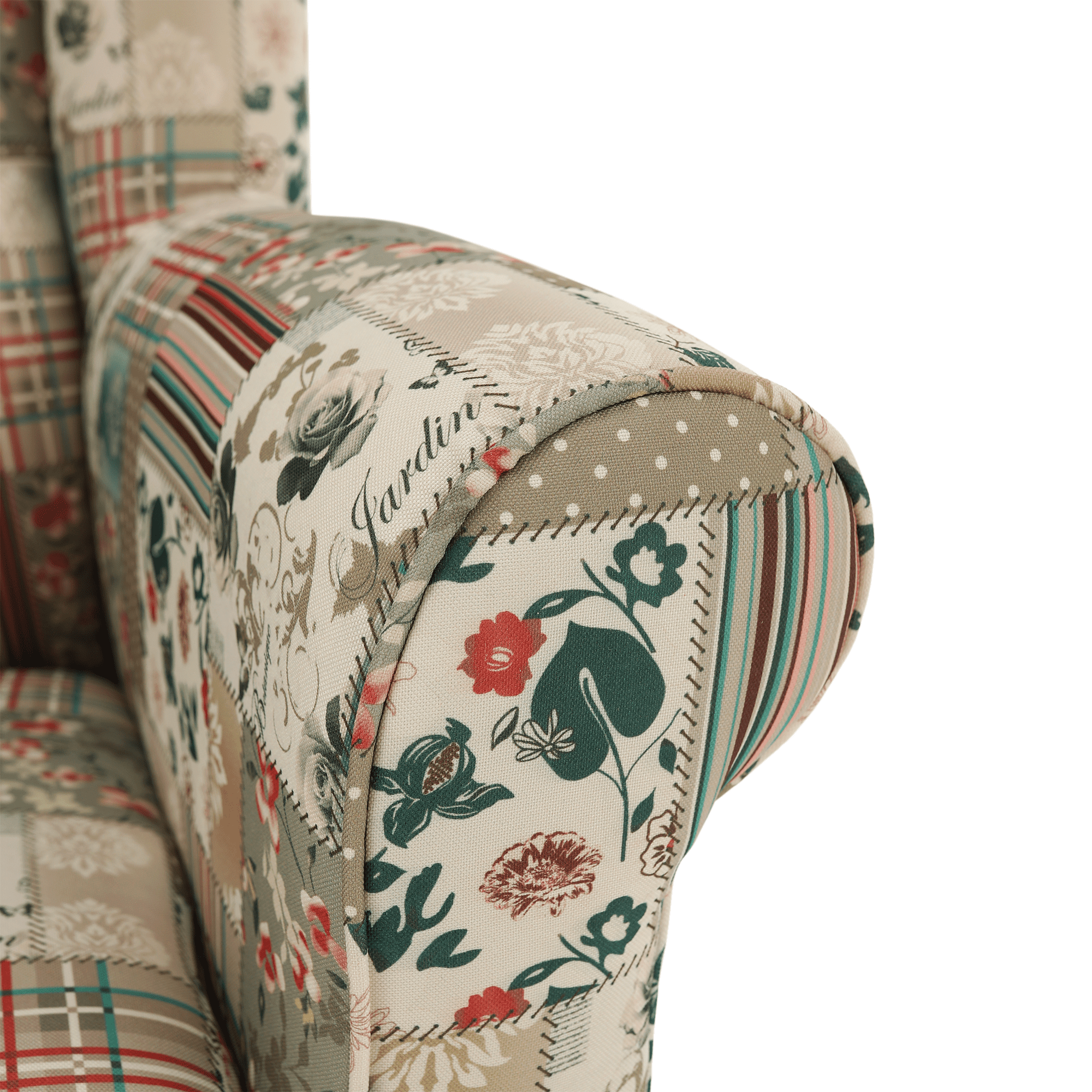 Fotoliu, material textil in stilul patchwork viorica 1, CHARLOT — imaginea 8