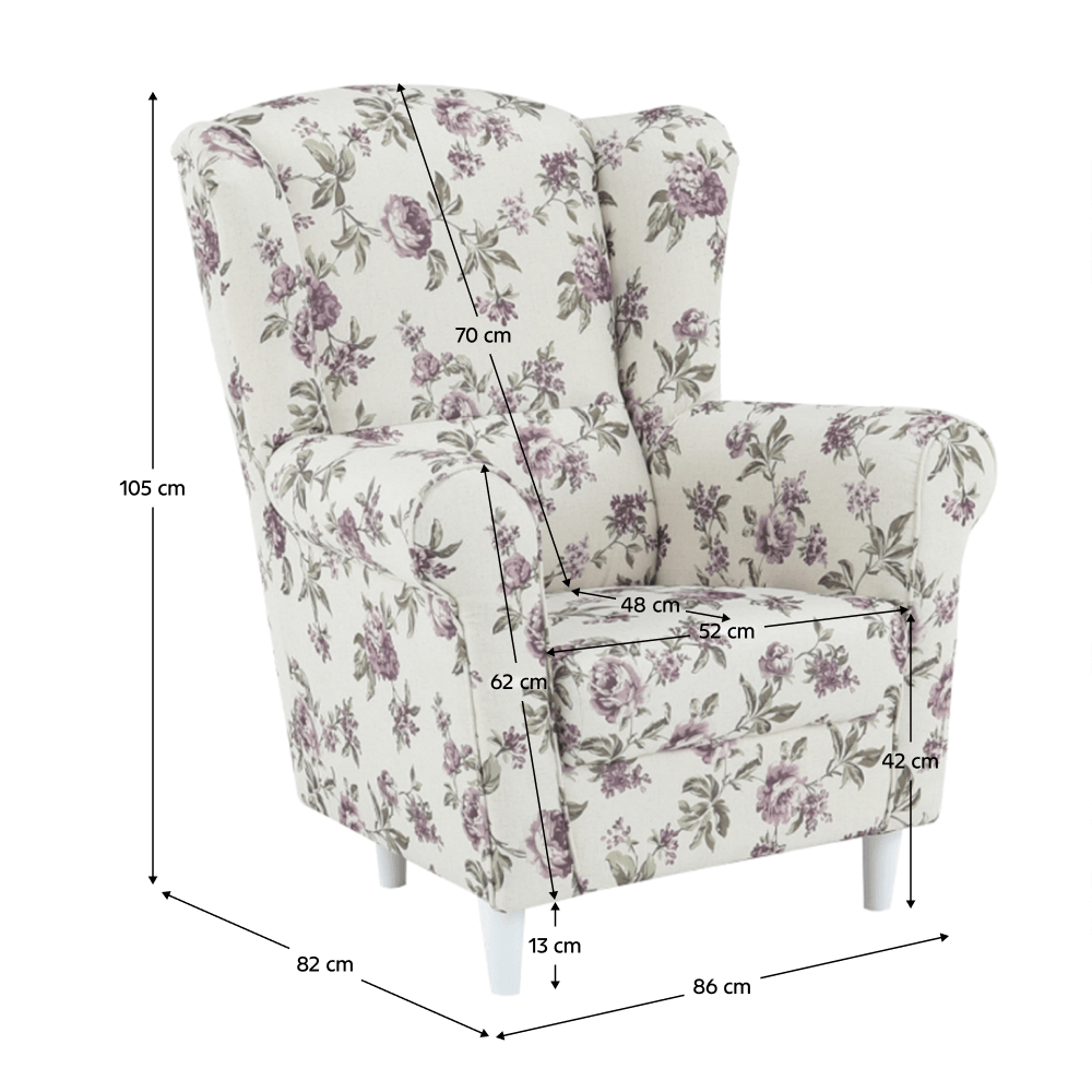 Fotoliu, material textil rose 18, CHARLOT — imaginea 14