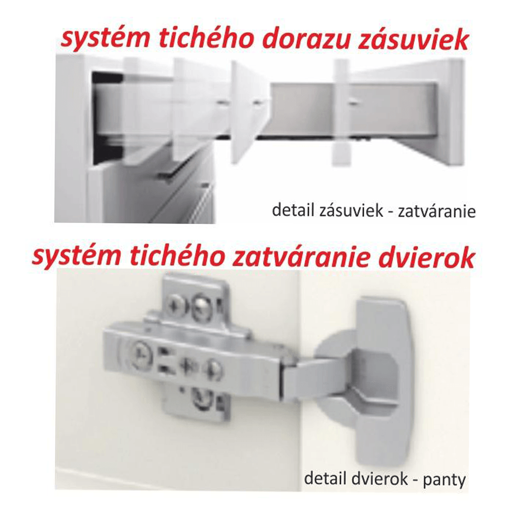 Dulap superior cu usa verticala, stejar sonoma, dreapta, LINE — imaginea 2