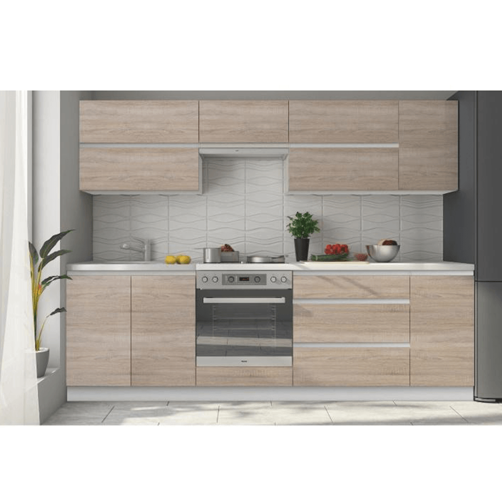 Dulap superior cu usa verticala, stejar sonoma, dreapta, LINE G30 — imaginea 4