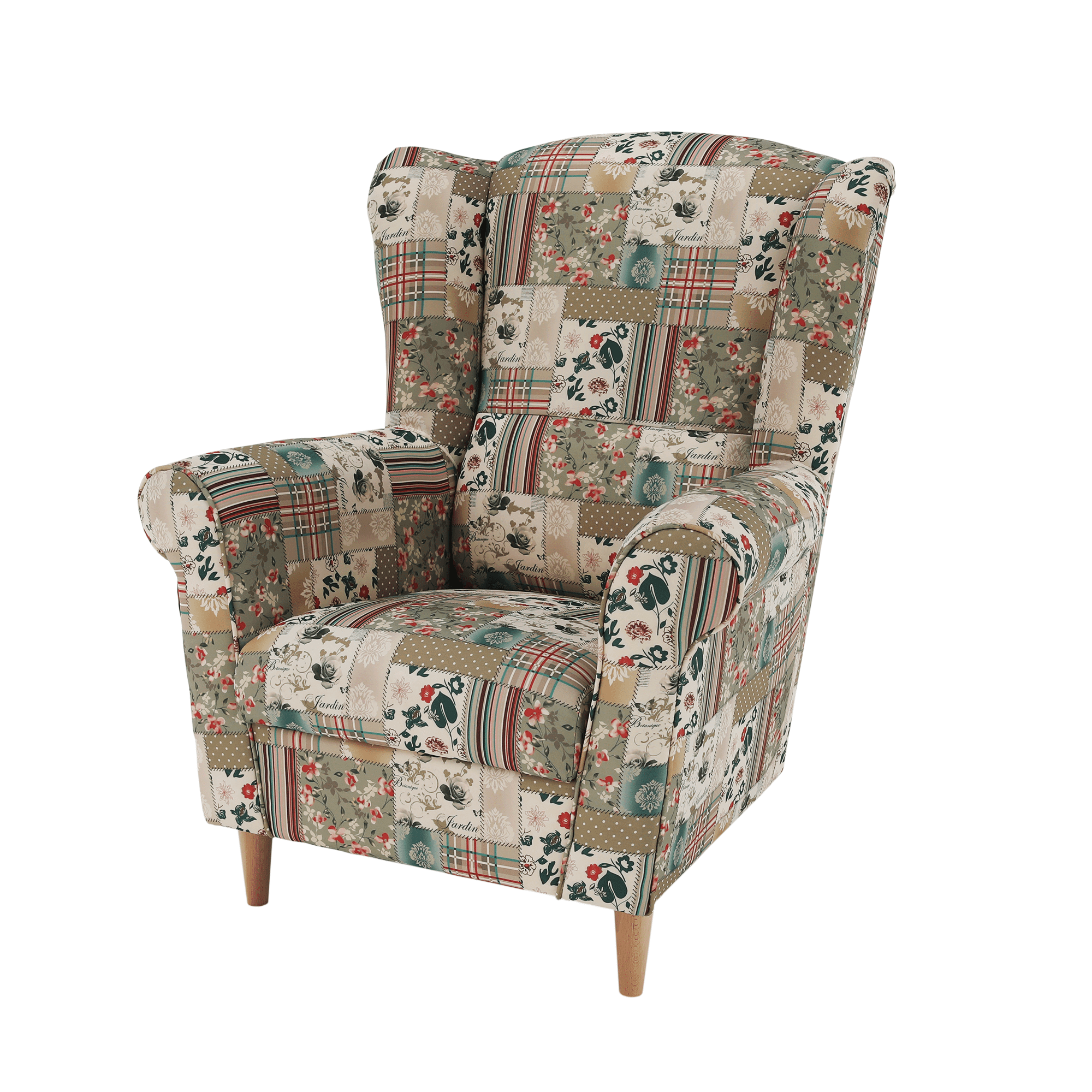 Fotoliu, material textil in stilul patchwork viorica 1, CHARLOT — imaginea 17