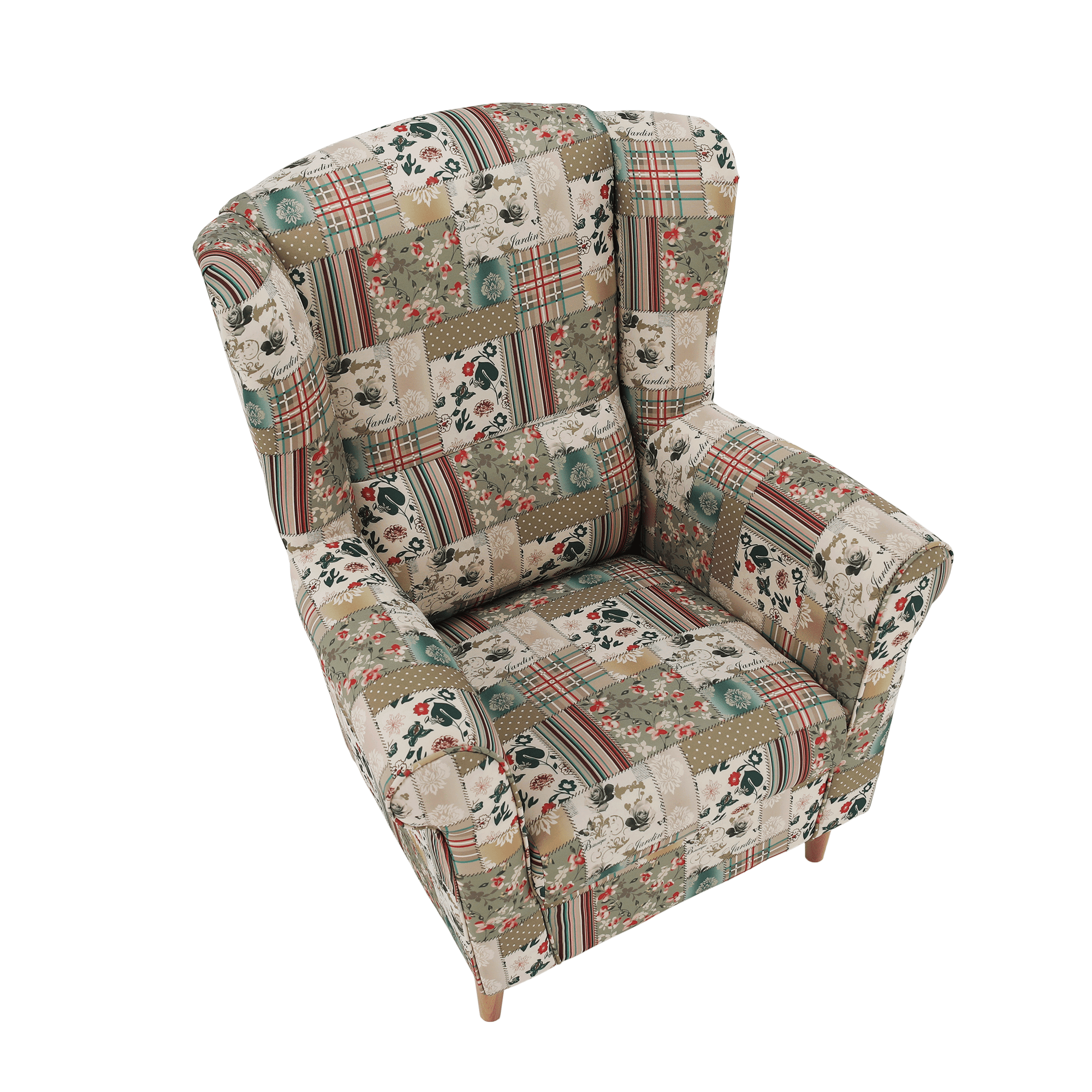 Fotoliu, material textil in stilul patchwork viorica 1, CHARLOT — imaginea 18