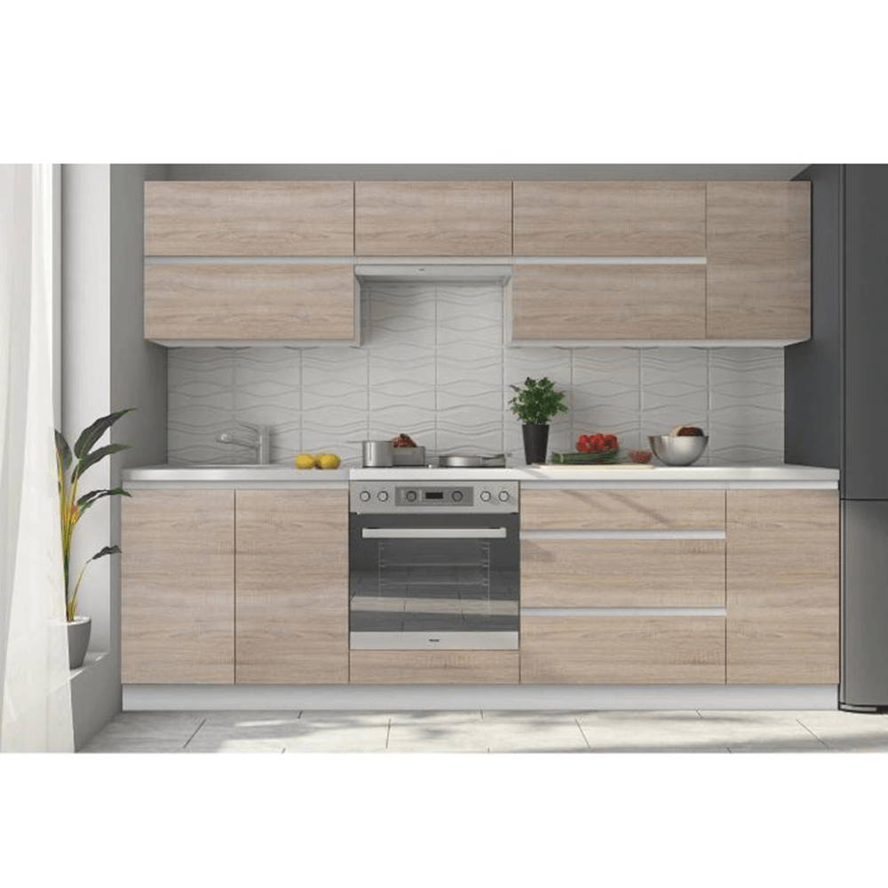 Dulap inferior de colt, stejar sonoma, LINE — imaginea 4