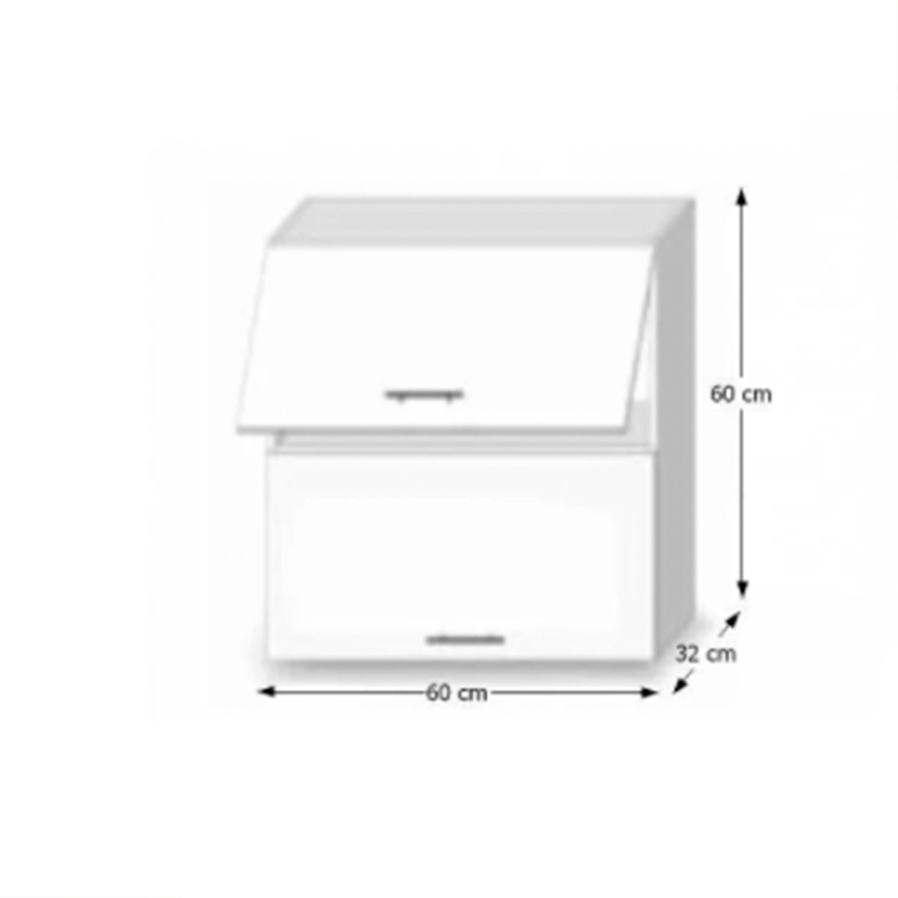 Dulap superior cu 2 usi orizontale — imaginea 5