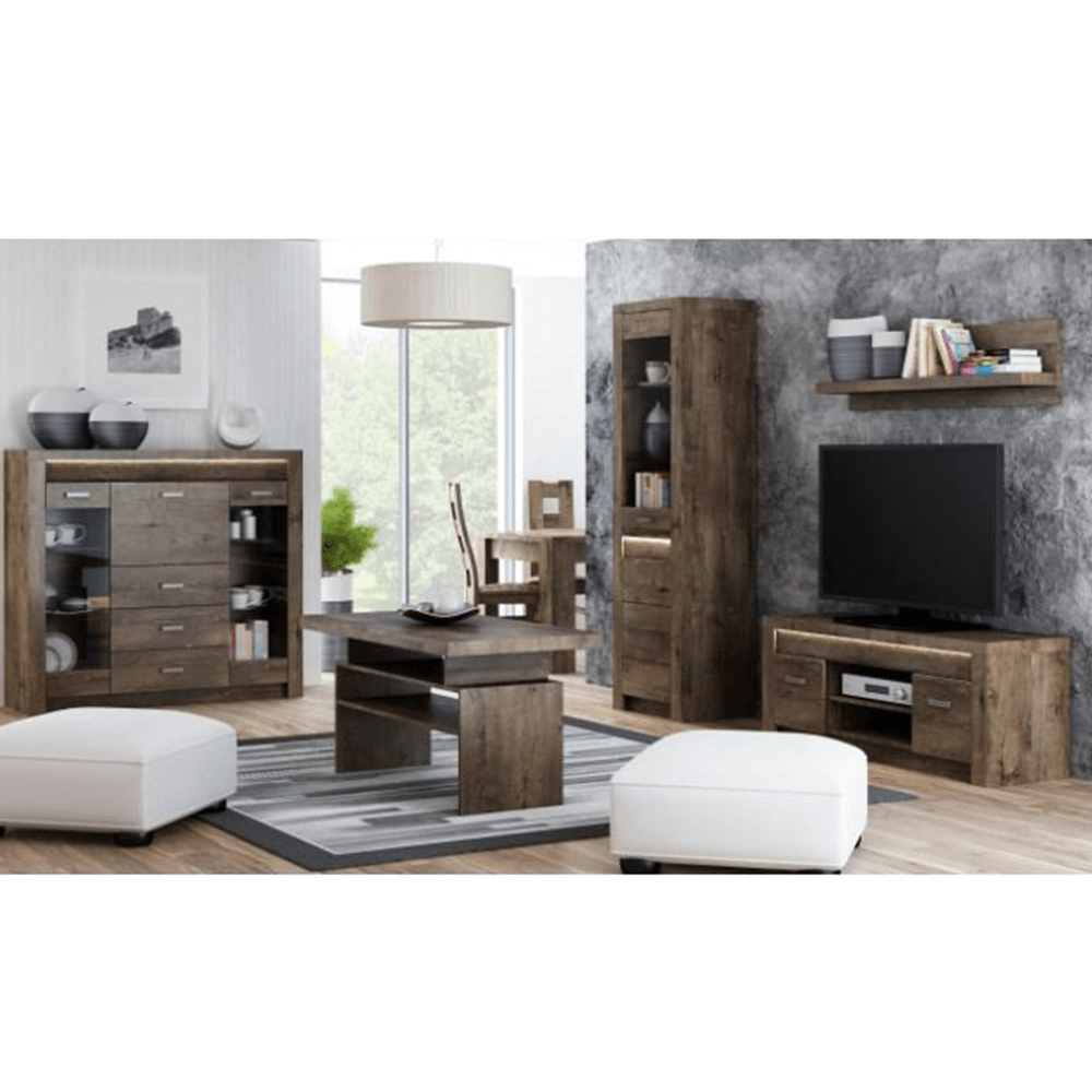 Masuta cafea, frasin inchis, INFINITY I-13 — imaginea 3
