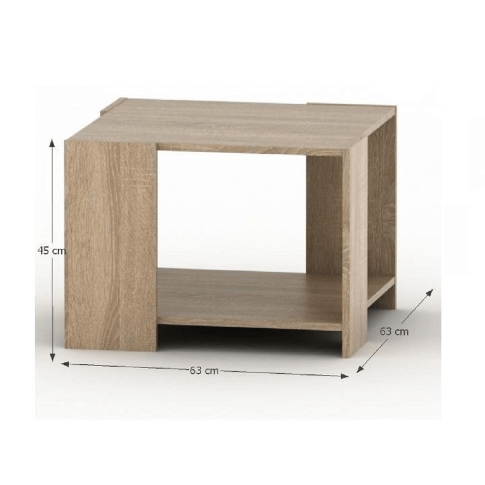 Masuta cafea, Stejar sonoma, TEMPO ASISTENT NEW 026 — imaginea 4