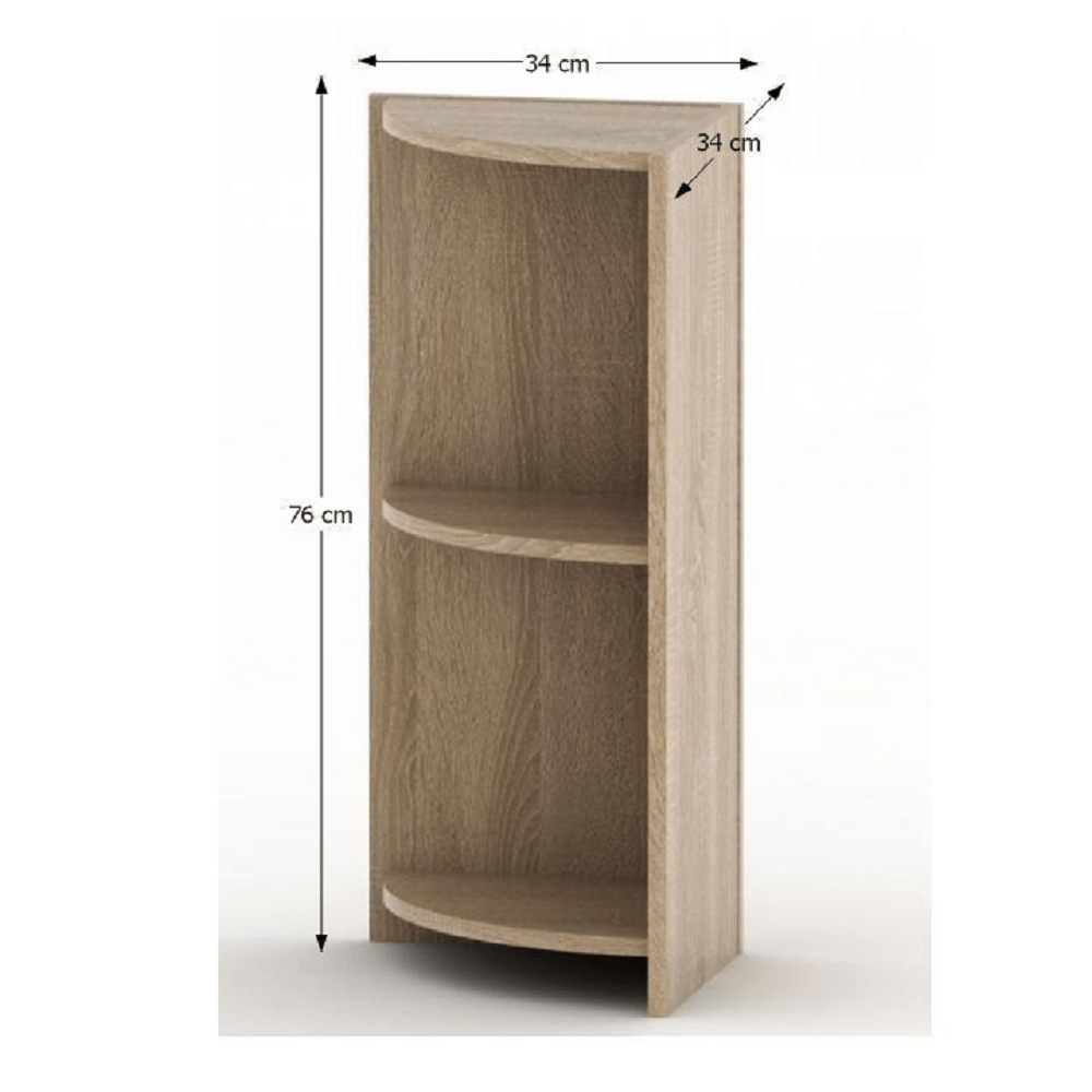 Dulapior de colt, stejar sonoma, TEMPO ASISTENT NEW 014 — imaginea 5