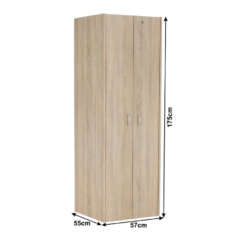 Dulap sifonier, stejar sonoma, TEMPO ASISTENT NEW 005 — imaginea 8