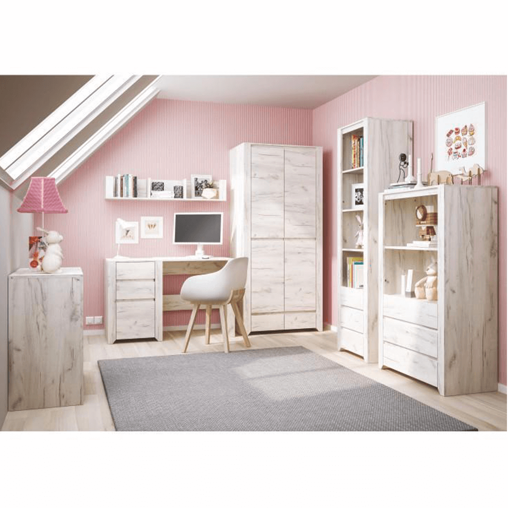 Comoda tip 43, alb craft, ANGEL — imaginea 2