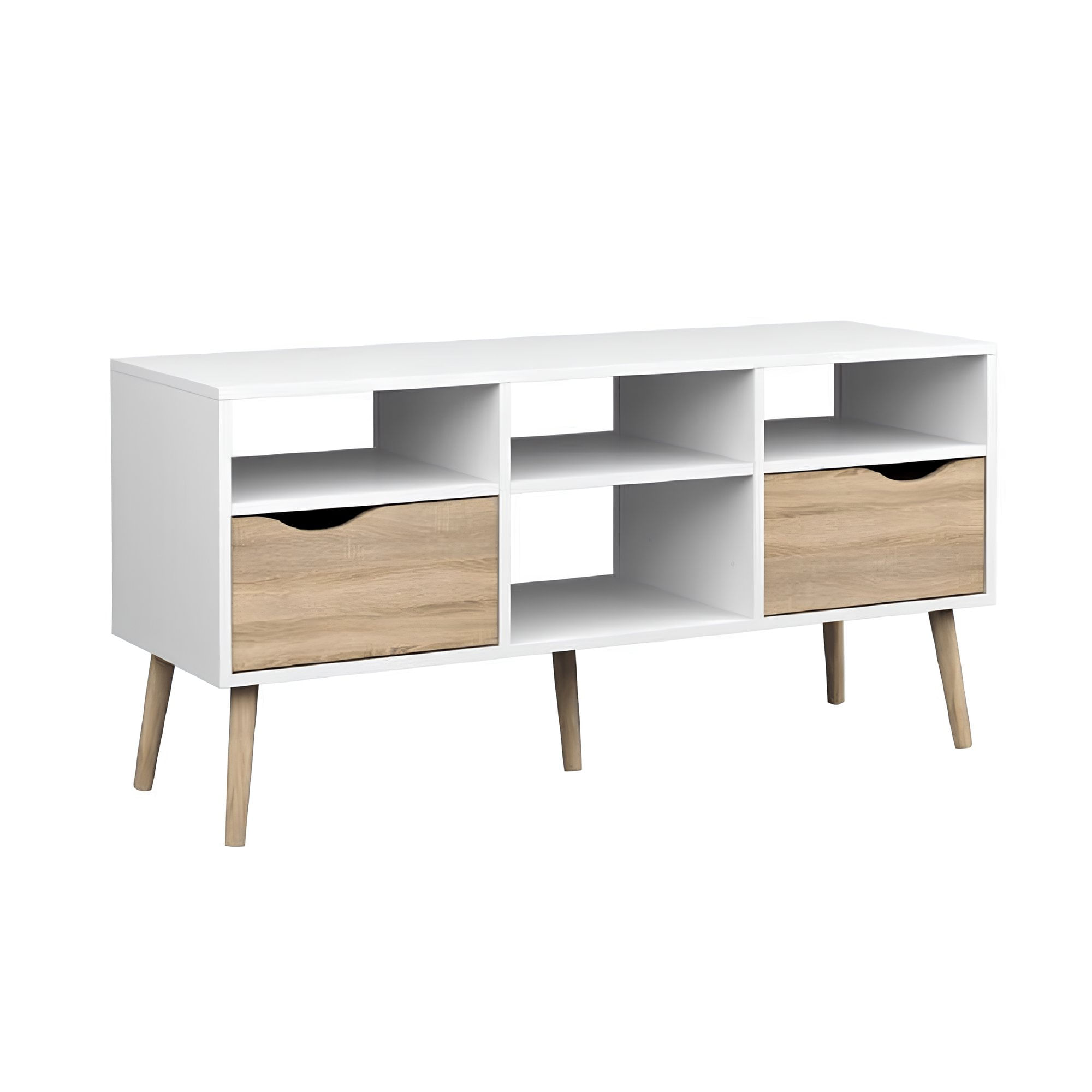 Comoda TV, stejar sonoma/alb, OSLO 75391 — imaginea 6