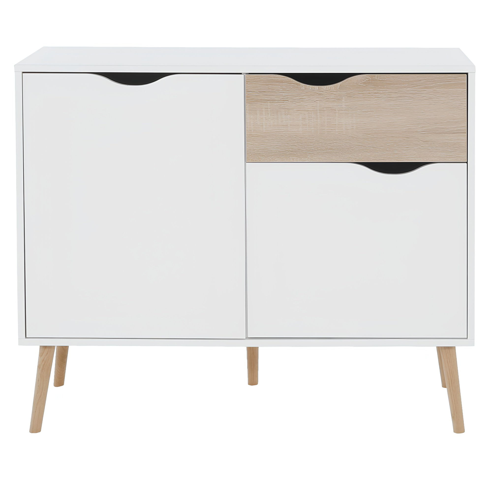 Comoda, stejar sonoma/alb, OSLO 75387 — imaginea 5