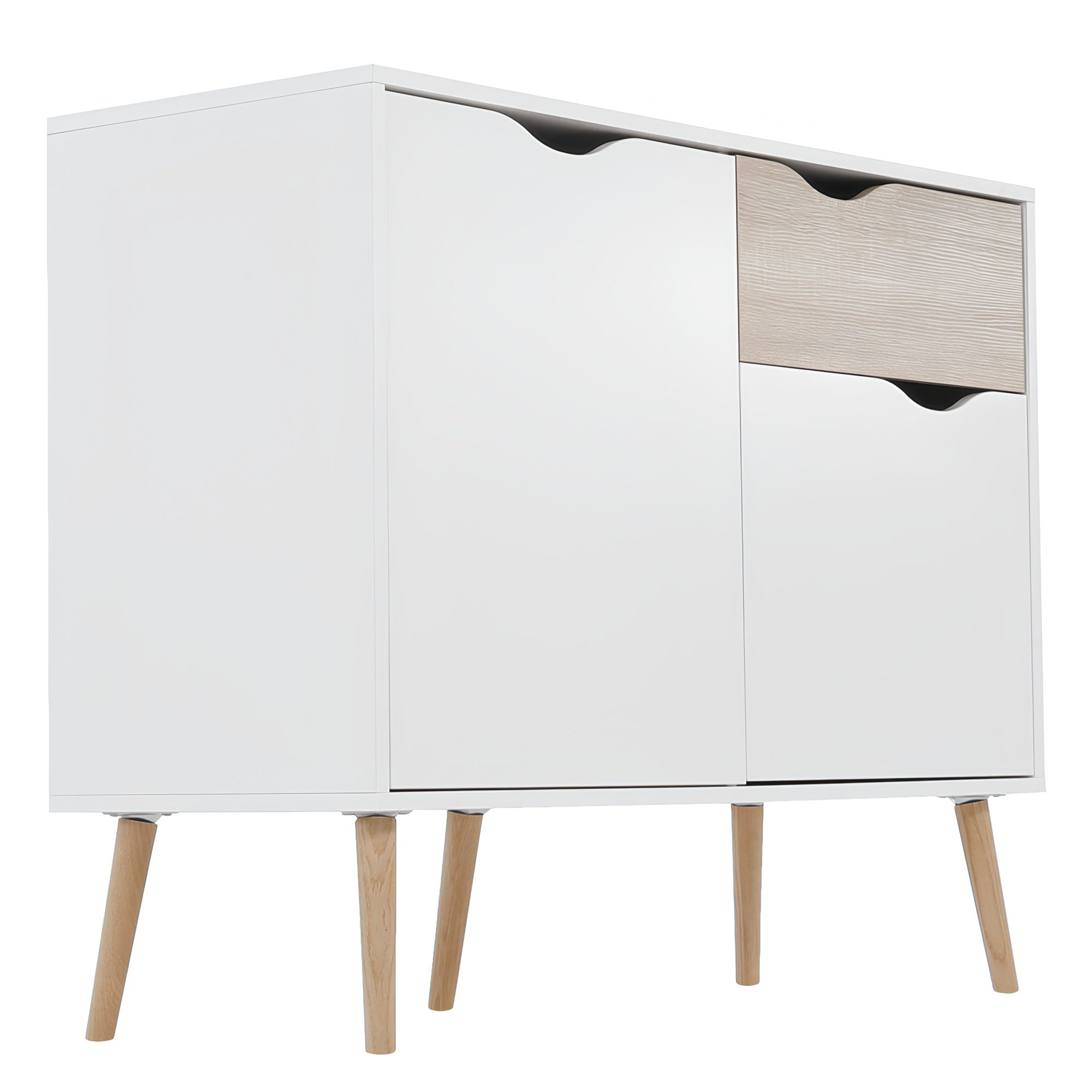 Comoda, stejar sonoma/alb, OSLO 75387 — imaginea 7