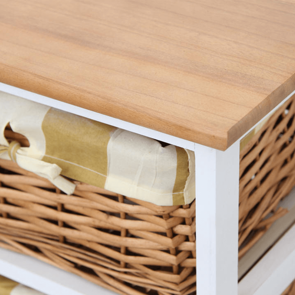 Comoda, alba/miere, GINGER 1 — imaginea 4