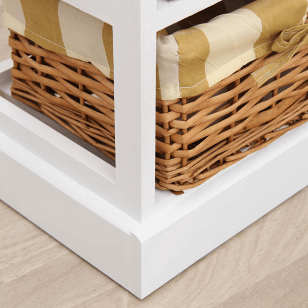 Comoda, alba/miere, GINGER 1 — imaginea 5