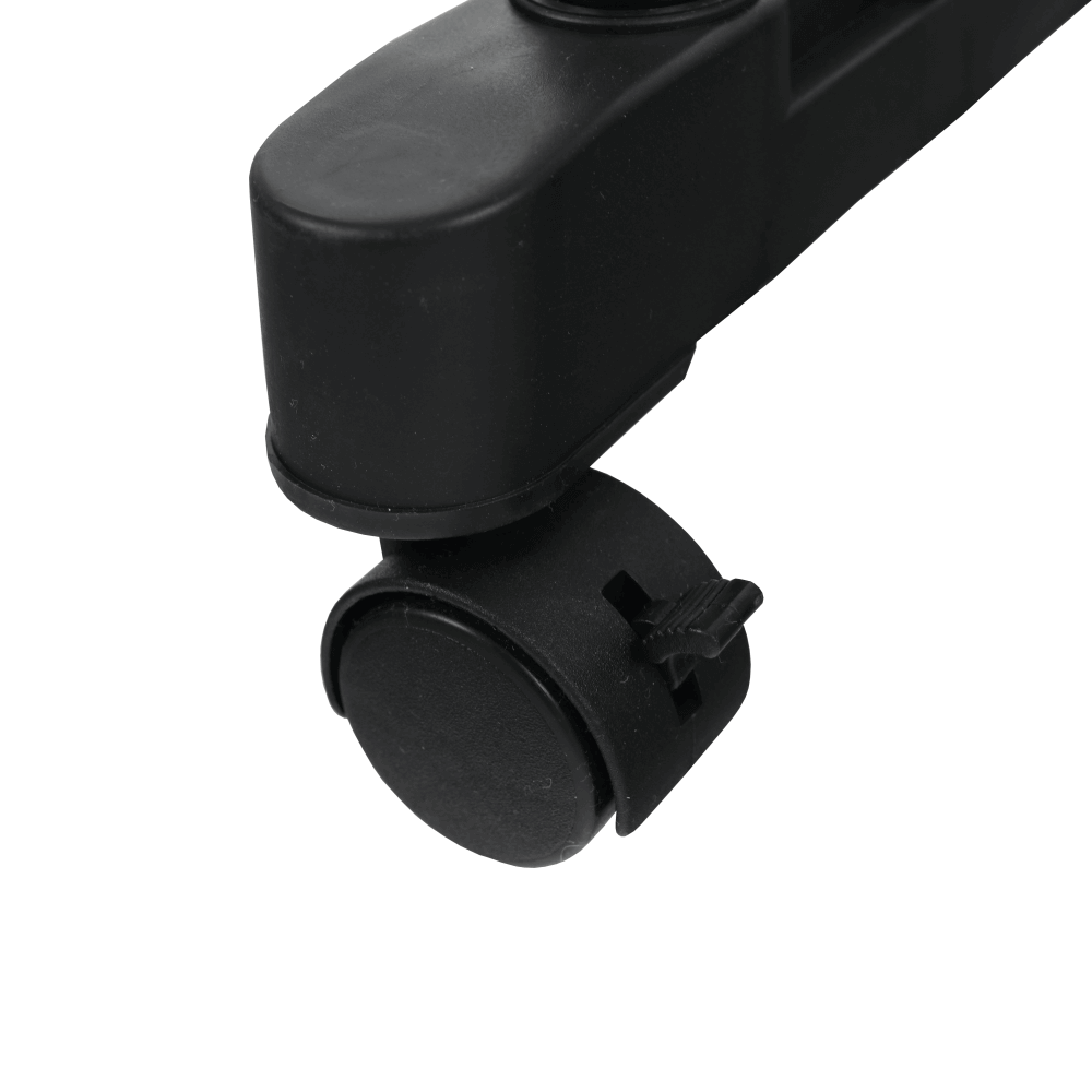 Cuier mobil, inox/plastic negru, OLIVER — imaginea 3